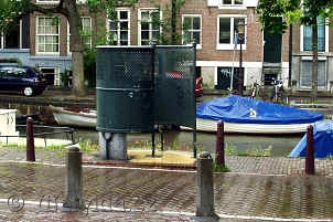Holandsk mozaika Amsterdam - "zatoen plech" rozumj WC pisor